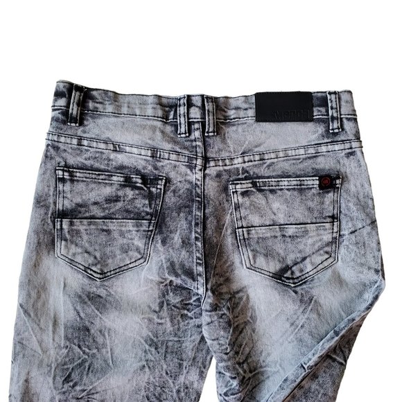 Mecca Men's Acid Washed Gray jeans. Size 18.‎ Stretch fit. - Picture 3 of 7